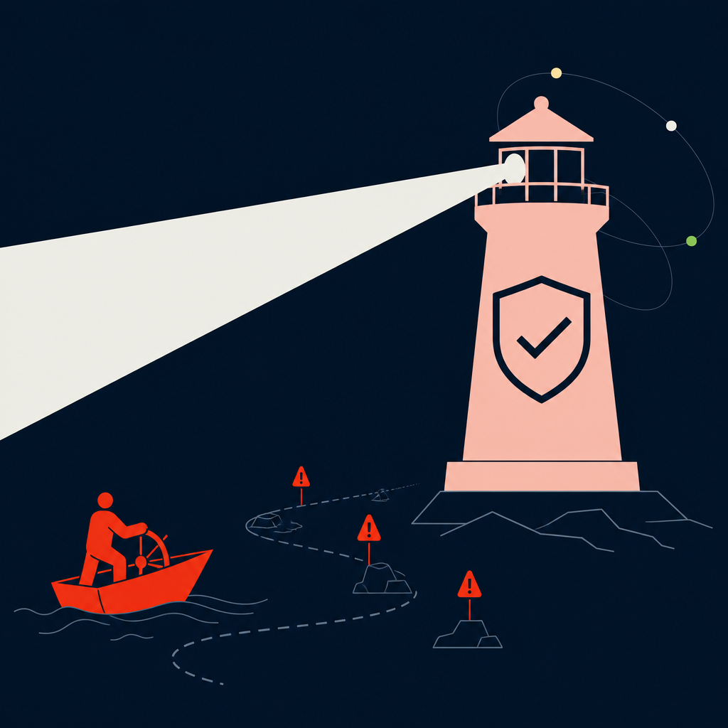 A conceptual illustration capturing the core idea of the section "Governing UK contractor engagements with predictable tax compliance" within an article about ir35 tax — depict the idea, not the literal words.