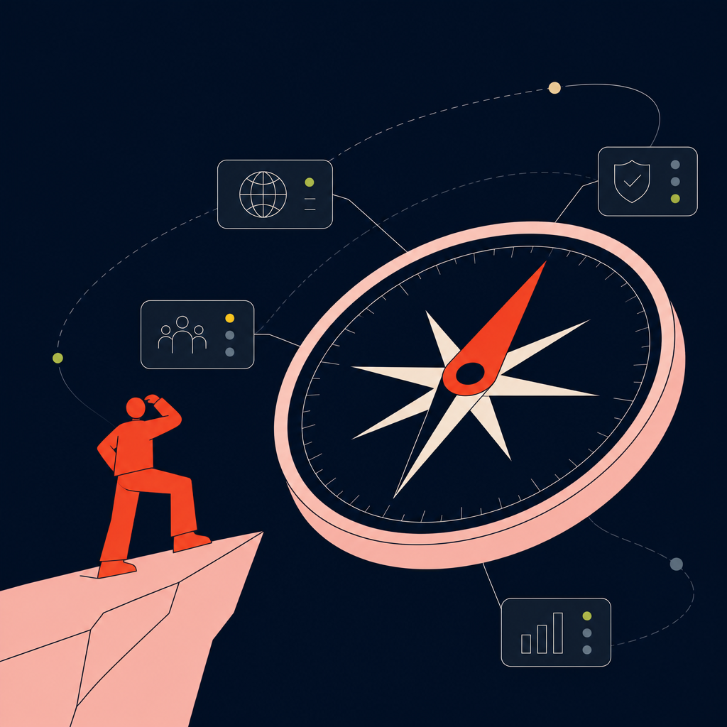 A conceptual illustration capturing the core idea of the section "How to select the right global EOR partner for your expansion plan" within an article about global eor — depict the idea, not the literal words.
