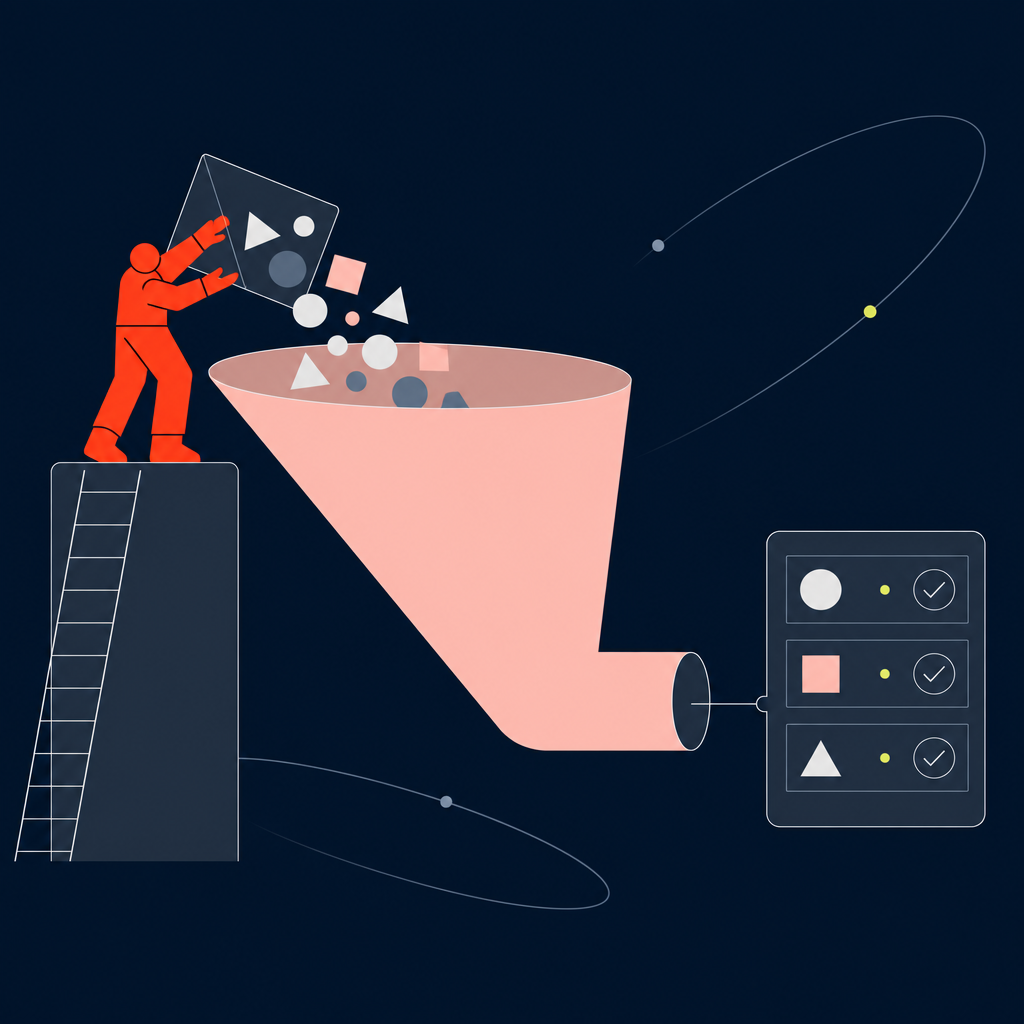 A conceptual illustration capturing the core idea of the section "The terms Finance needs before comparing payment providers" within an article about mass payments — depict the idea, not the literal words.