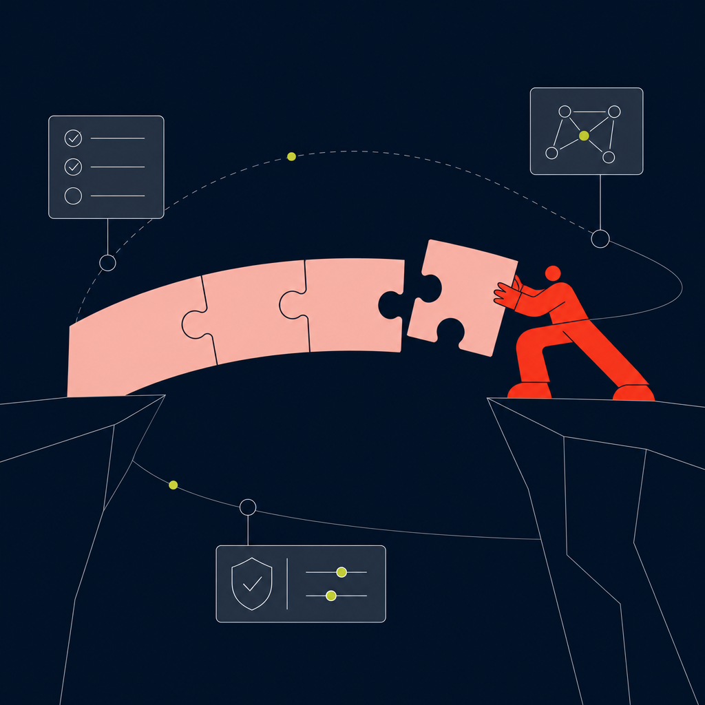 A conceptual illustration capturing the core idea of the section "Prerequisites for automating cross-border payments" within an article about corporate payment solutions — depict the idea, not the literal words.