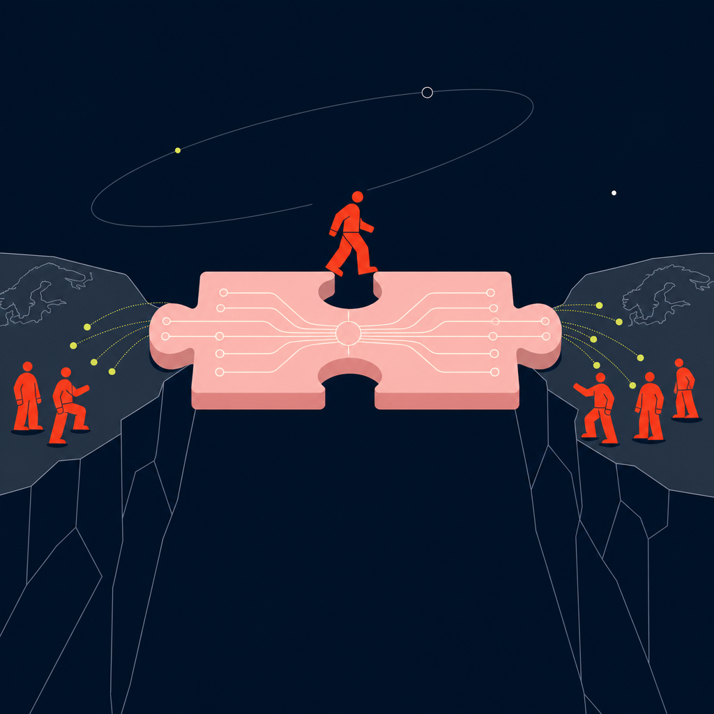 A conceptual illustration capturing the core idea of the section "How SEPA standardizes cross-border payment operations" within an article about single european payment area — depict the idea, not the literal words.